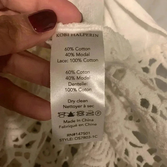 Kobi Halperin Crochet Drap Open Cardigan - Picture 8 of 10